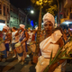 Followers of the Afro-Brazilian religion of Candomblé participated in the protest.